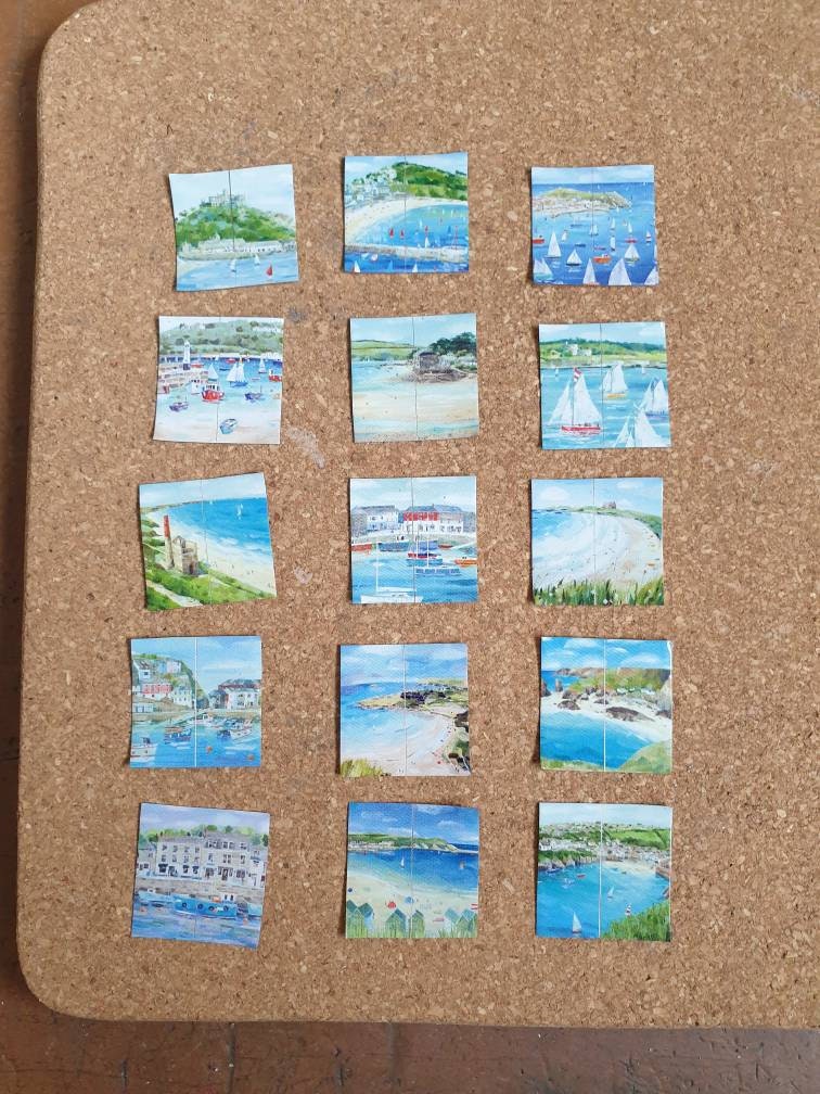 St Ives Earrings  - Recycled Tin - Valentine's Day Gift - Cornish Coastal - Beaches - Mother's Day - 10th Anniversary - Gifts Under 30